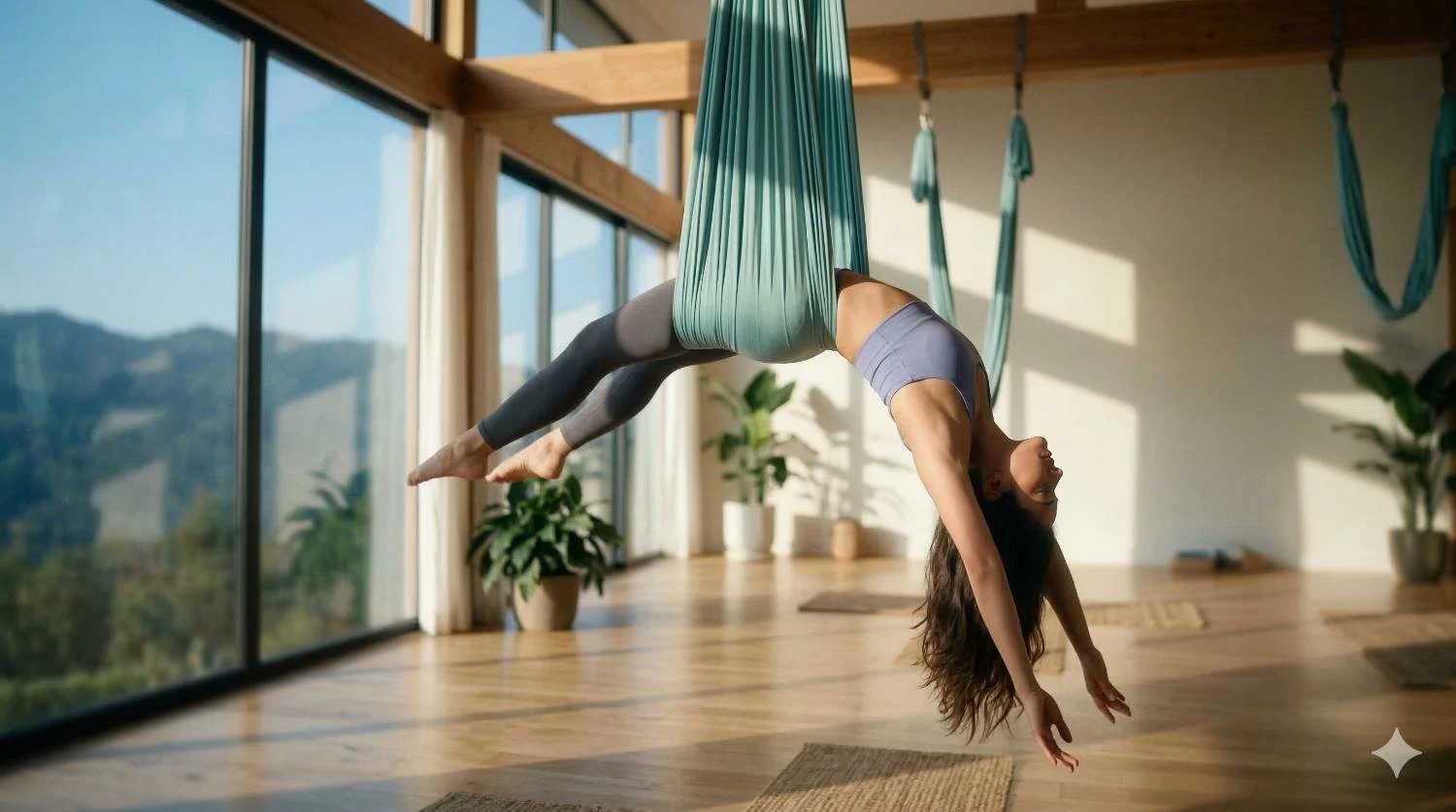 Aerial Yoga for Back Pain: Benefits, Safety & How It Helps